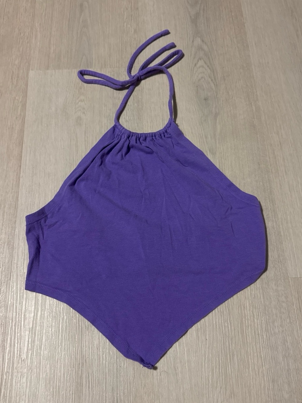 PacSun Purple Halter Crop Top
